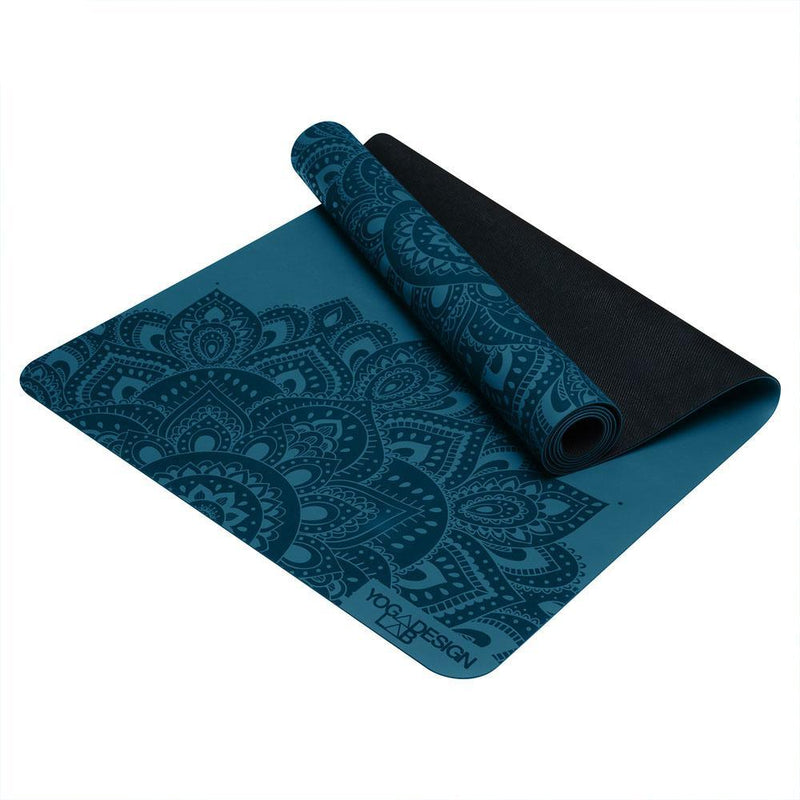 Load image into Gallery viewer, Infinity Yoga Mat - 5mm - Mandala Teal - Designed Yoga Mat for creative yogis
