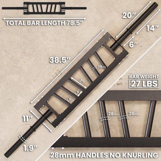 Synergee Multi-Grip Swiss Bar