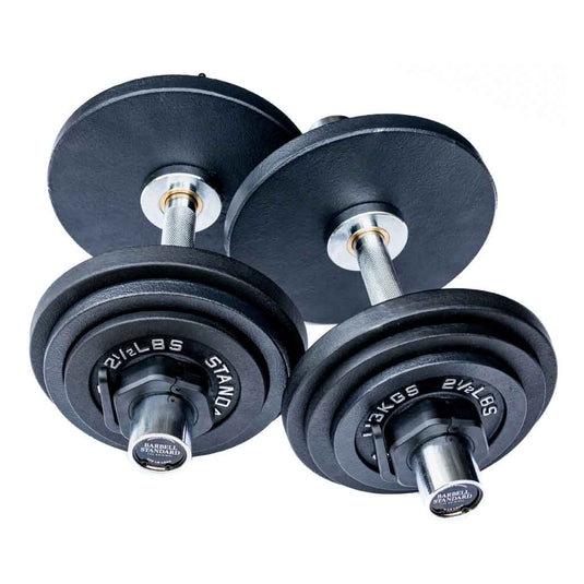 Barbell Standard Loadable Dumbbell Bar - Pair