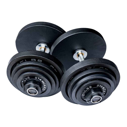 Barbell Standard Loadable Dumbbell Bar - Pair