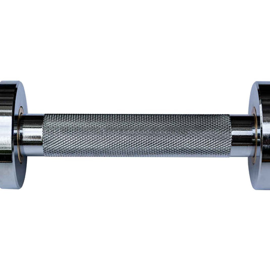 Barbell Standard Loadable Dumbbell Bar Pair Living.Fit