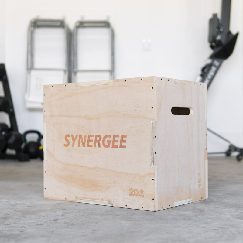 Load image into Gallery viewer, Synergee 3-in-1 Wood Plyo Boxes
