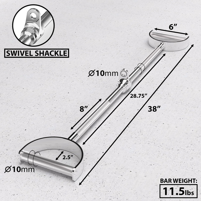 Load image into Gallery viewer, Synergee Pro-Style Lat Bar Cable Attachment
