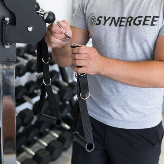 Synergee Wall Mounted Adjustable Dual Pulley Machine