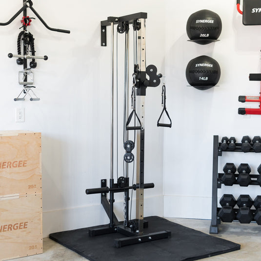 Synergee Wall Mounted Adjustable Dual Pulley Machine