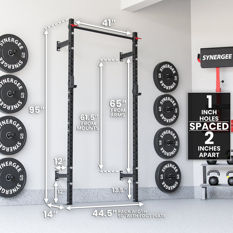 Load image into Gallery viewer, Synergee 2200 Series Wall Mounted Squat Rack
