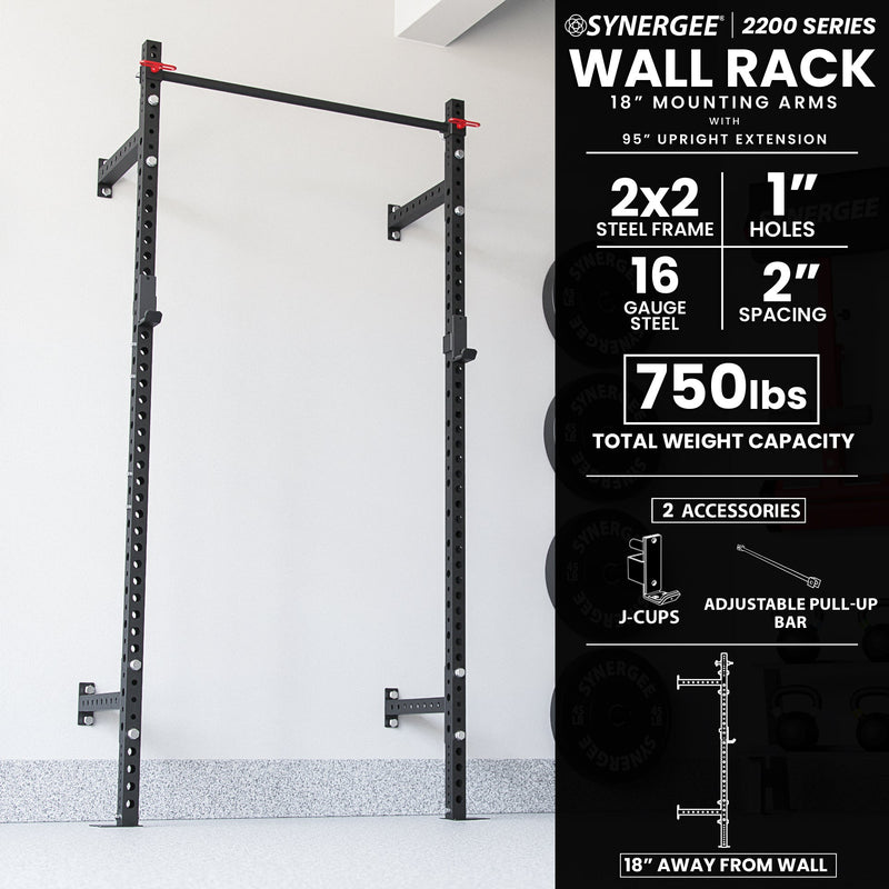 Load image into Gallery viewer, Synergee 2200 Series Wall Mounted Squat Rack
