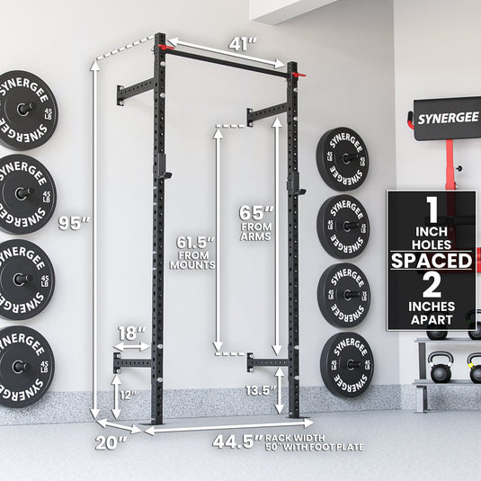 Synergee 2200 Series Wall Mounted Squat Rack