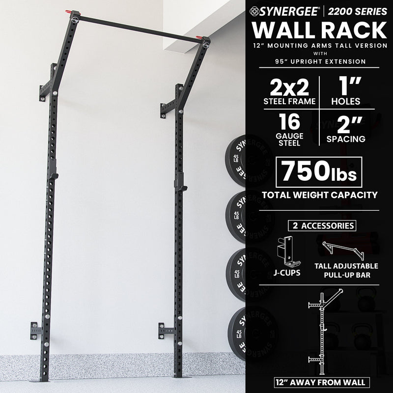 Load image into Gallery viewer, Synergee 2200 Series Wall Mounted Squat Rack
