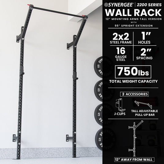 Synergee 2200 Series Wall Mounted Squat Rack