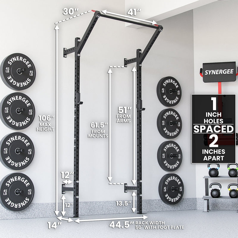 Load image into Gallery viewer, Synergee 2200 Series Wall Mounted Squat Rack
