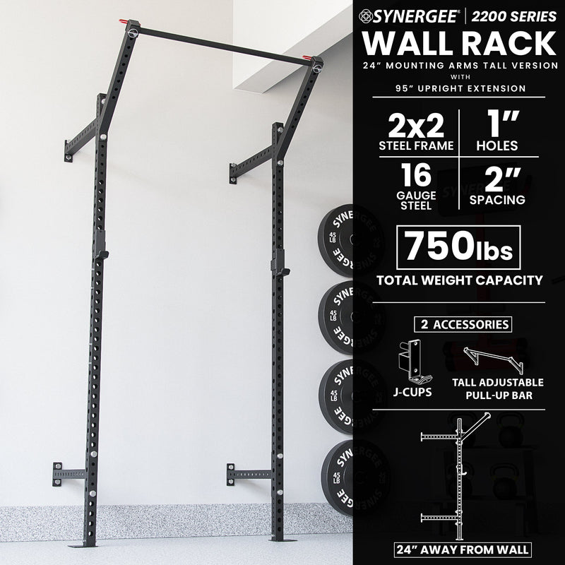 Load image into Gallery viewer, Synergee 2200 Series Wall Mounted Squat Rack
