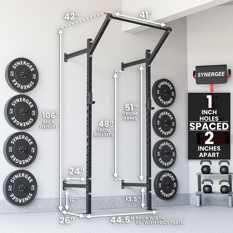 Load image into Gallery viewer, Synergee 2200 Series Wall Mounted Squat Rack
