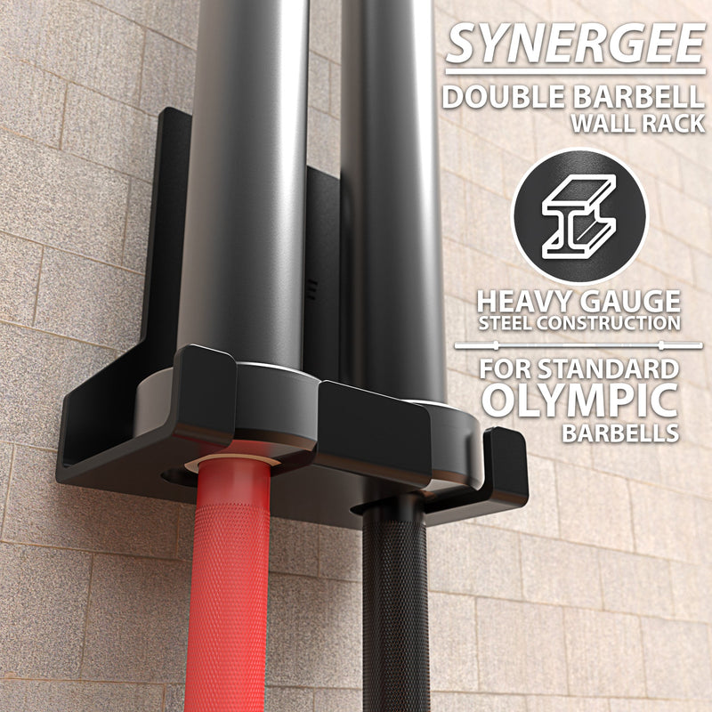 Load image into Gallery viewer, Synergee Vertical Barbell Wall Storage Racks
