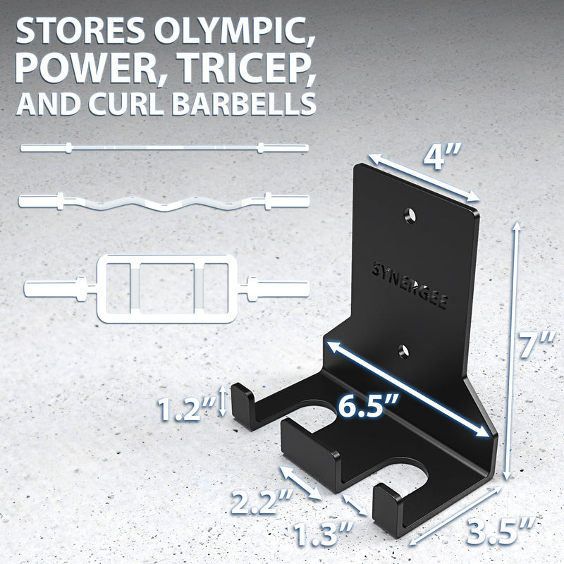 Load image into Gallery viewer, Synergee Vertical Barbell Wall Storage Racks
