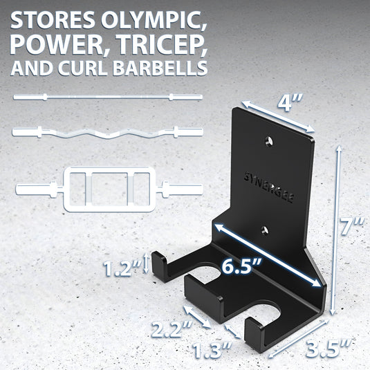 Synergee Vertical Barbell Wall Storage Racks