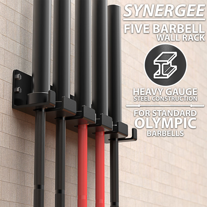 Load image into Gallery viewer, Synergee Vertical Barbell Wall Storage Racks
