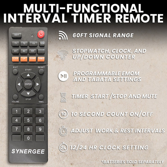 Synergee Customizable Interval Gym Timer