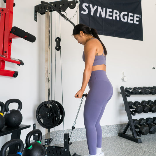 Synergee Wall Mounted Lat Pulley Machine