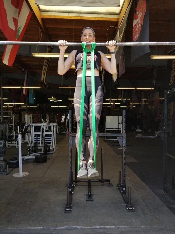 Load image into Gallery viewer, 1 3/4&quot; Wide Green 100lb Resistance Loop Workout Band - Perfect for pull ups or hip thrusts
