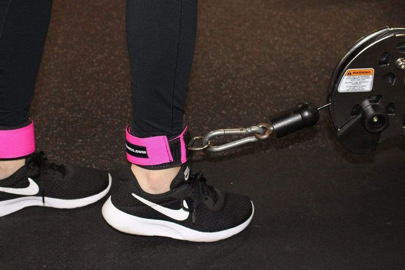 Load image into Gallery viewer, Ankle Straps for Cable Machines - For Legs, Glutes, Abs, and Hip Workouts
