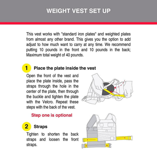 Classic weight vest + Sand Plates