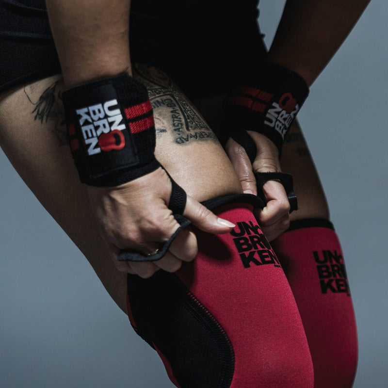 Load image into Gallery viewer, Reversible Knee Sleeves Red
