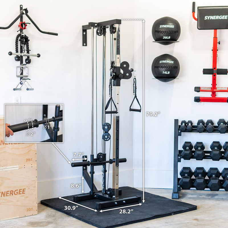 Wall mount pulley machine sale