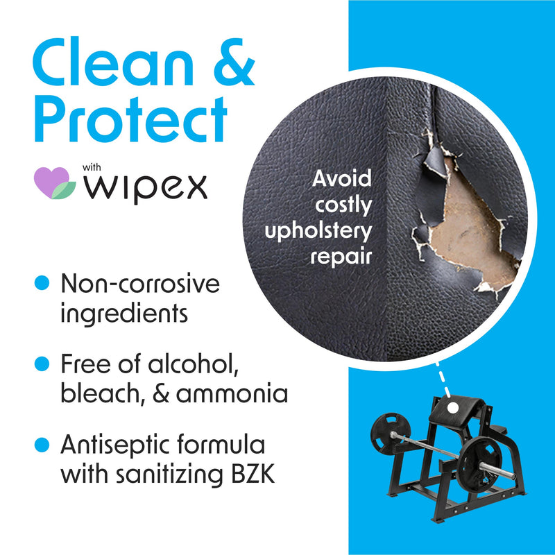 Load image into Gallery viewer, Wipex Antibacterial Bulk Gym Wipes Refill Roll 800ct | Skin-Safe 98.9% Natural Formula | Biodegradable Cloth
