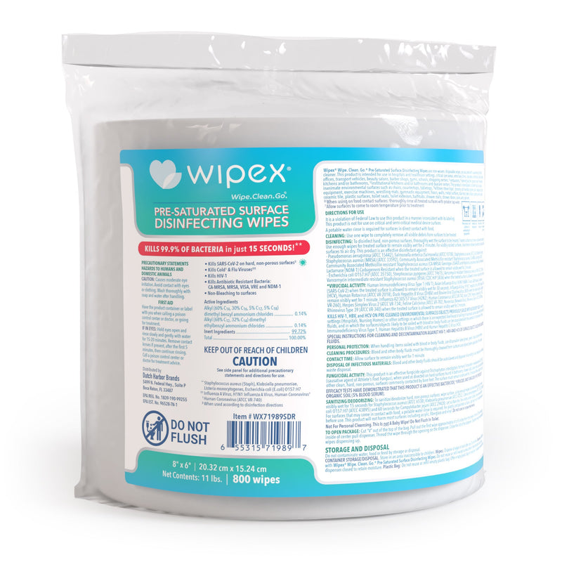 Load image into Gallery viewer, Wipex® EPA-Registered Disinfecting Wipes Roll 800ct.
