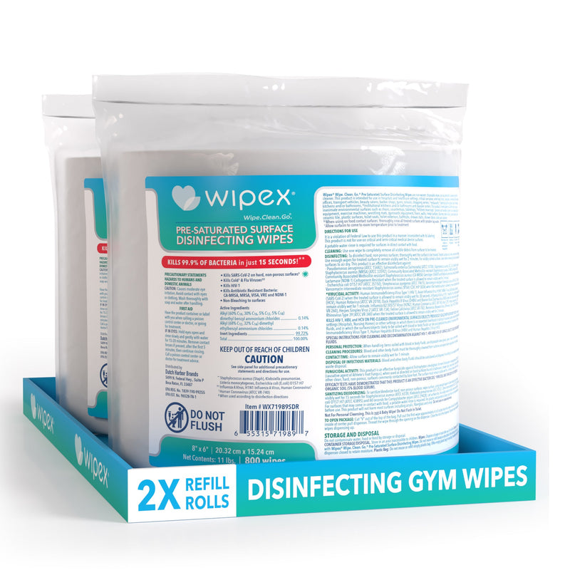 Load image into Gallery viewer, Wipex® EPA-Registered Disinfecting Wipes Roll 800ct.
