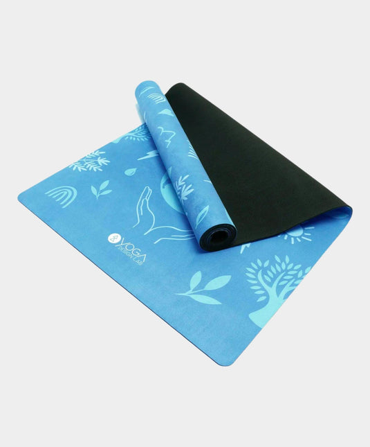 YDL Combo Yoga Mat - 2-in-1 (Mat + Towel) - Best For Hot Practices