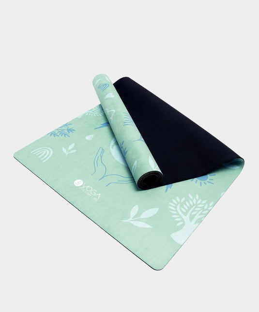 YDL Combo Yoga Mat - 2-in-1 (Mat + Towel) - Best For Hot Practices