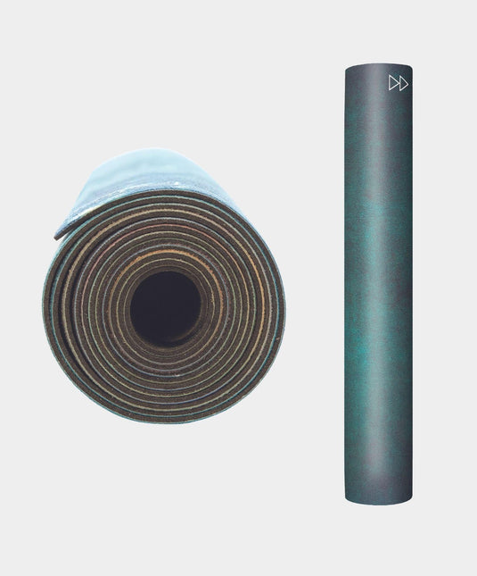 YDL Combo Yoga Mat - 2-in-1 (Mat + Towel) - Best For Hot Practices