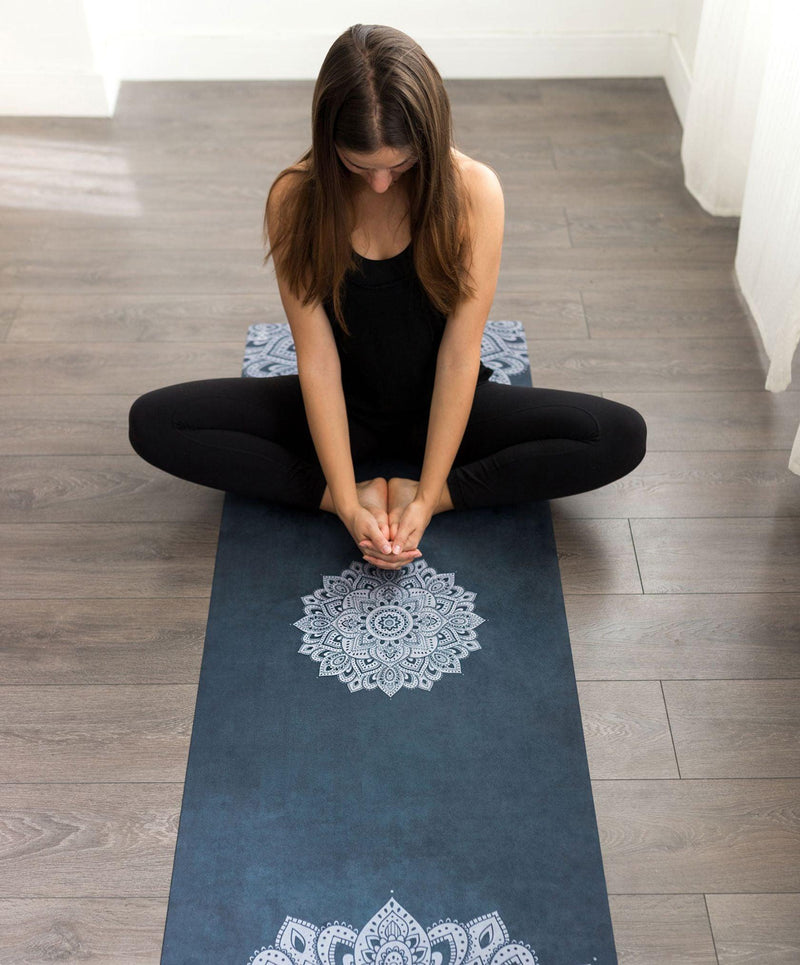 Load image into Gallery viewer, YDL Combo Yoga Mat - 2-in-1 (Mat + Towel) - Best For Hot Practices
