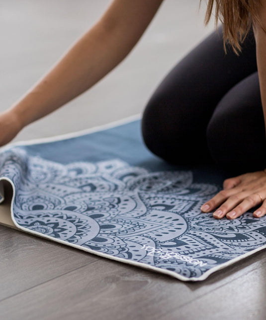 YDL Yoga Mat Towel - Ultra-Grippy, Moisture Absorbing & Quick-Dry