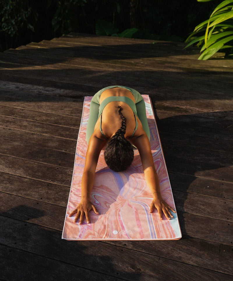 Load image into Gallery viewer, YDL Yoga Mat Towel - Ultra-Grippy, Moisture Absorbing &amp; Quick-Dry
