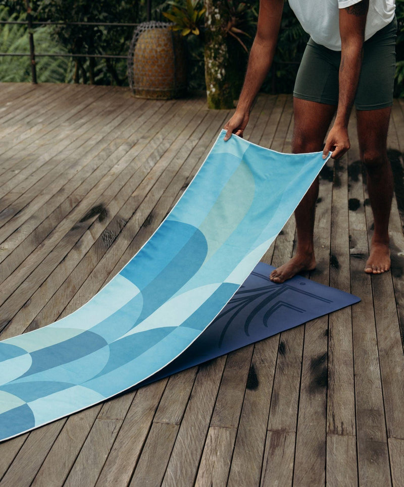 Load image into Gallery viewer, YDL Yoga Mat Towel - Ultra-Grippy, Moisture Absorbing &amp; Quick-Dry
