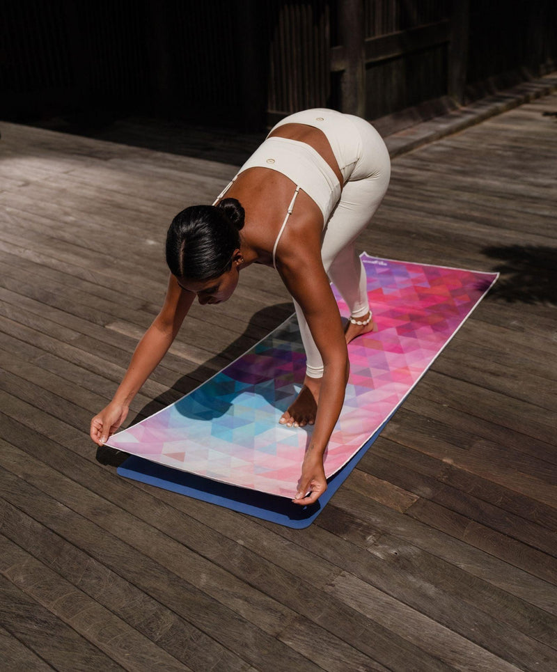 Load image into Gallery viewer, YDL Yoga Mat Towel - Ultra-Grippy, Moisture Absorbing &amp; Quick-Dry
