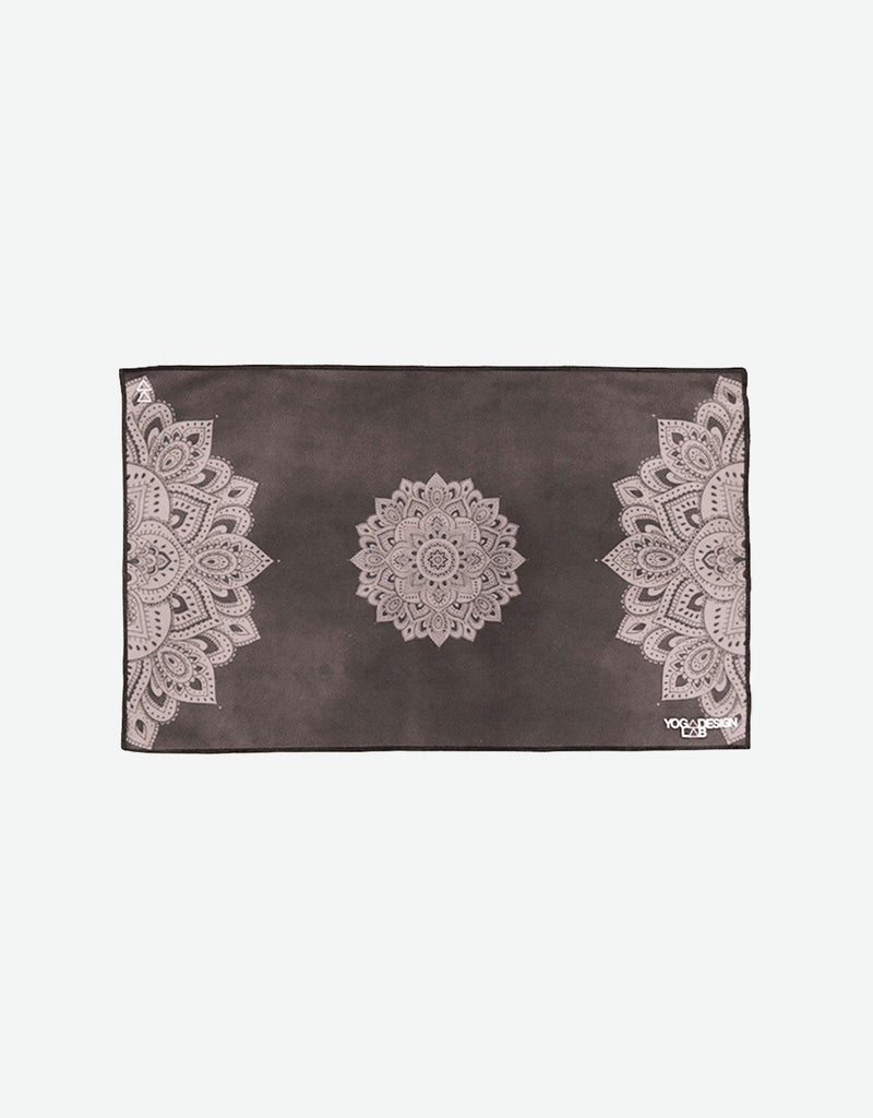 Load image into Gallery viewer, Yoga Hand Towel - Mandala Black - Ultra-Grippy, Moisture Absorbing &amp; Quick-Dry
