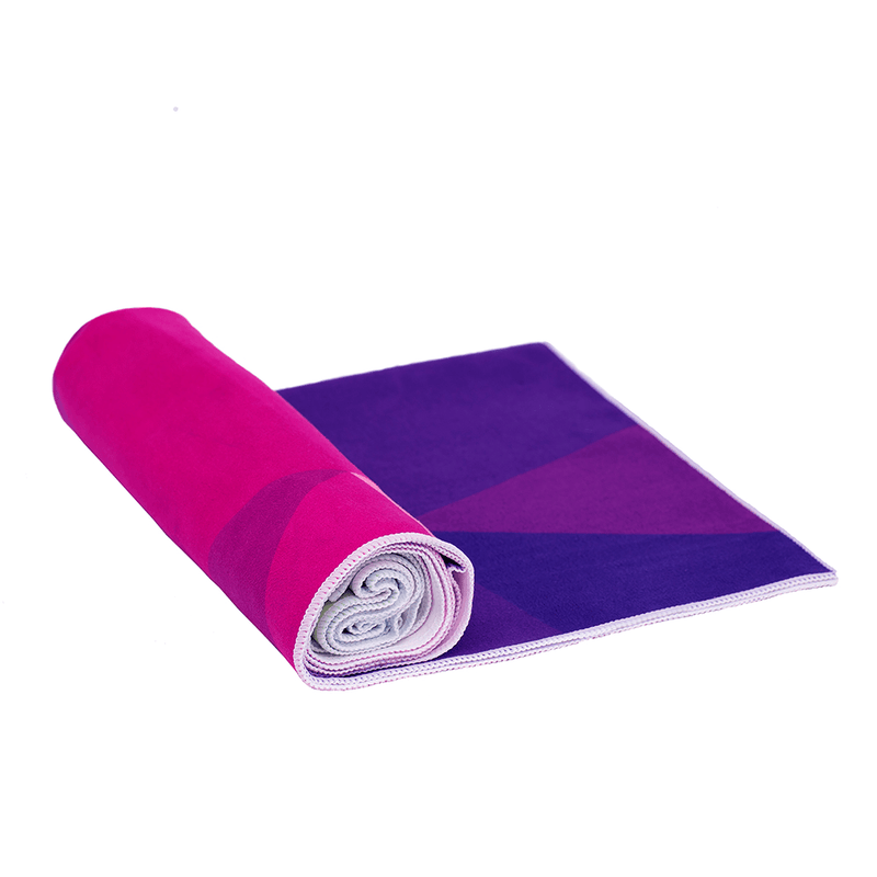 Load image into Gallery viewer, Yoga Mat Towel - Geo - Ultra-Grippy, Moisture Absorbing &amp; Quick-Dry
