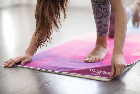 Yoga Mat Towel - Geo - Ultra-Grippy, Moisture Absorbing & Quick-Dry