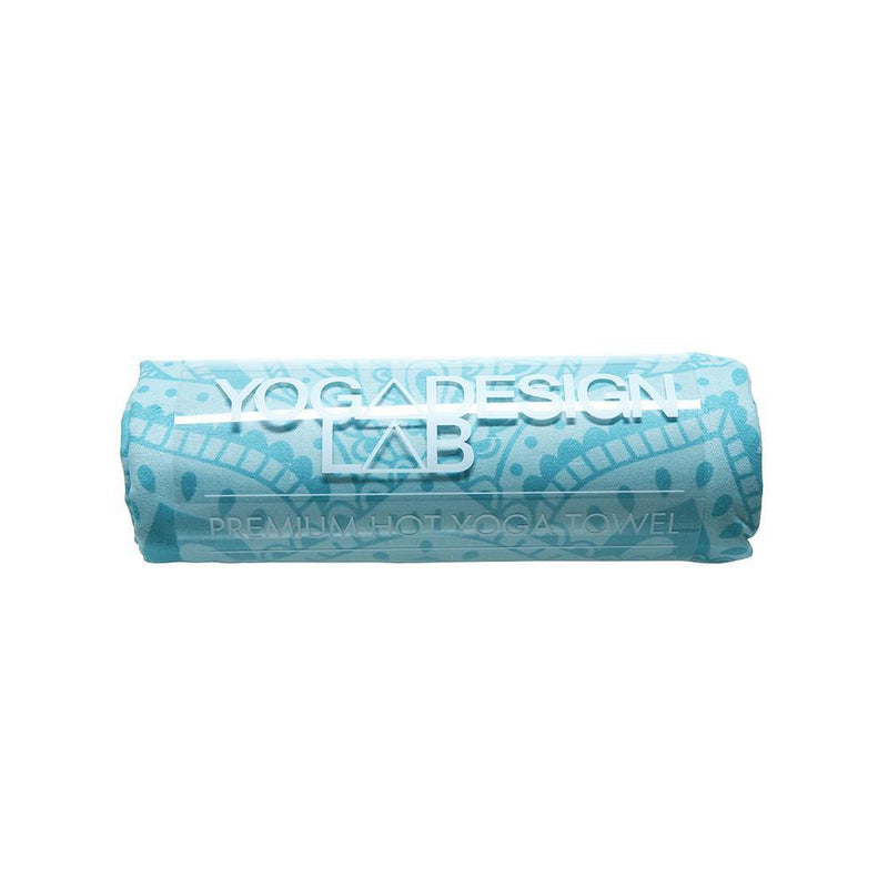 Load image into Gallery viewer, Yoga Mat Towel - Mandala Turquoise - Ultra-Grippy, Moisture Absorbing &amp; Quick-Dry
