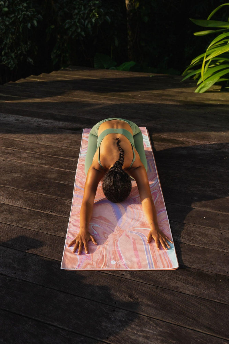 Load image into Gallery viewer, Yoga Mat Towel Pearl - Non - Slip Yoga Mat Towel &amp; Hot Yoga Mat Towel
