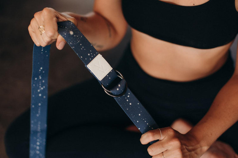 Load image into Gallery viewer, Yoga Strap - Celestial - Best for Stretching, Pilates, Physical Therapy
