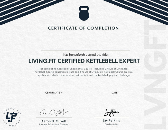 Kettlebell Fundamentals Certification Document Creation