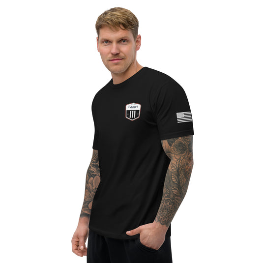 LVNGFT Battle Rope Badge T-shirt