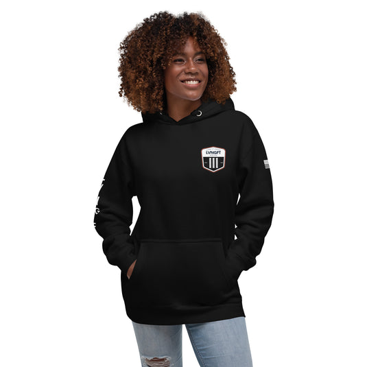 LVNGFT Battle Rope Badge Hoodie